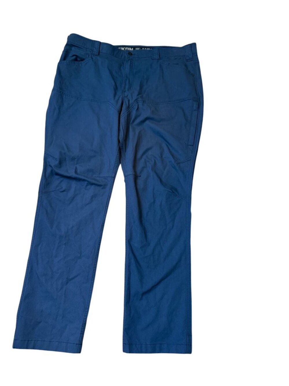 AKHG Hardgear Mens Navy Blue Work Pants Size 42x34 Durable Cotton Blend EUC